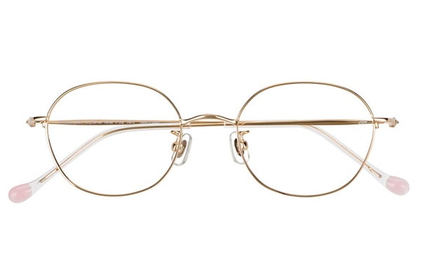 ゴールド　ウエリントンのメガネ