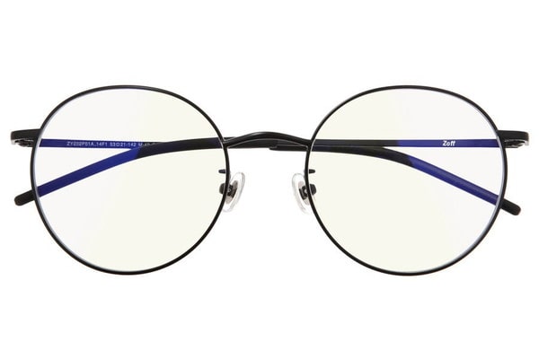 Zoff Pc ブルーライトカット率約50 Zy2p01 14f1 Pcメガネ 老眼鏡 Unisex ボストン ブラック メガネの Zoffオンラインストア