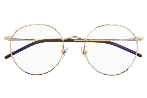 Zoff Pc ブルーライトカット率約35 Zy2p02 56e1 Pcメガネ 老眼鏡 Unisex ボストン ゴールド メガネの Zoffオンラインストア