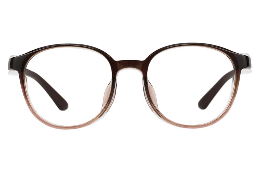 ブラウン(グラデ) ボストンの花粉対策メガネ