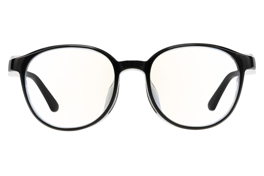 ブラック ボストンの花粉対策メガネ