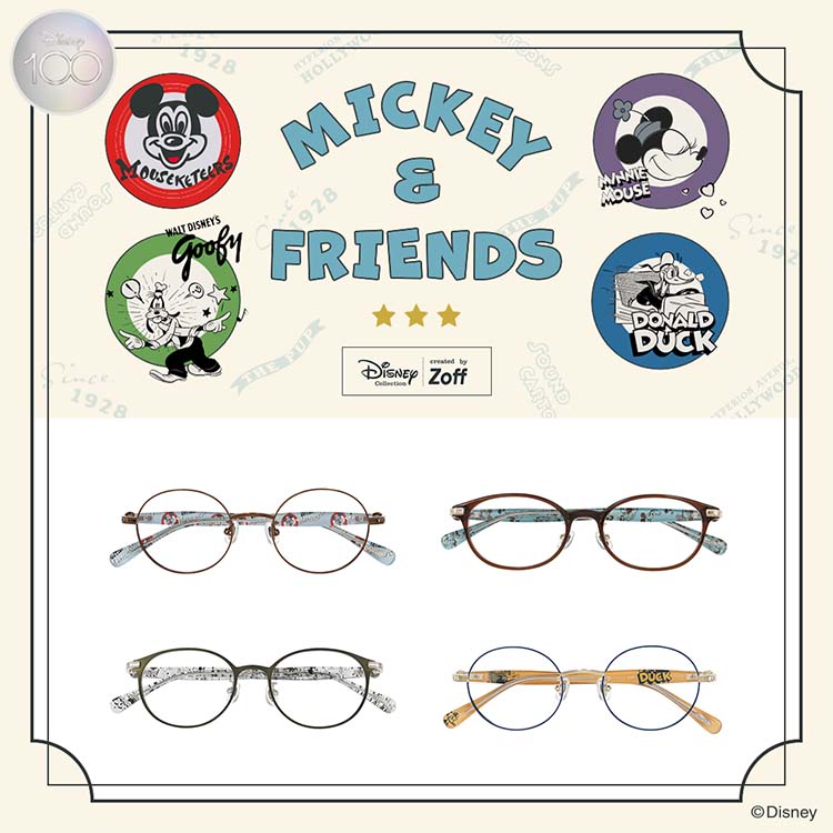 Disney Collection created by Zoff Disney100”Mickey＆Friends