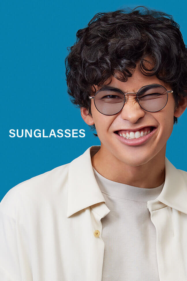 Zoffの選べるサングラス／Zoffならサングラスが150種類以上。実用的にはもちろんオシャレのワンポイントにも