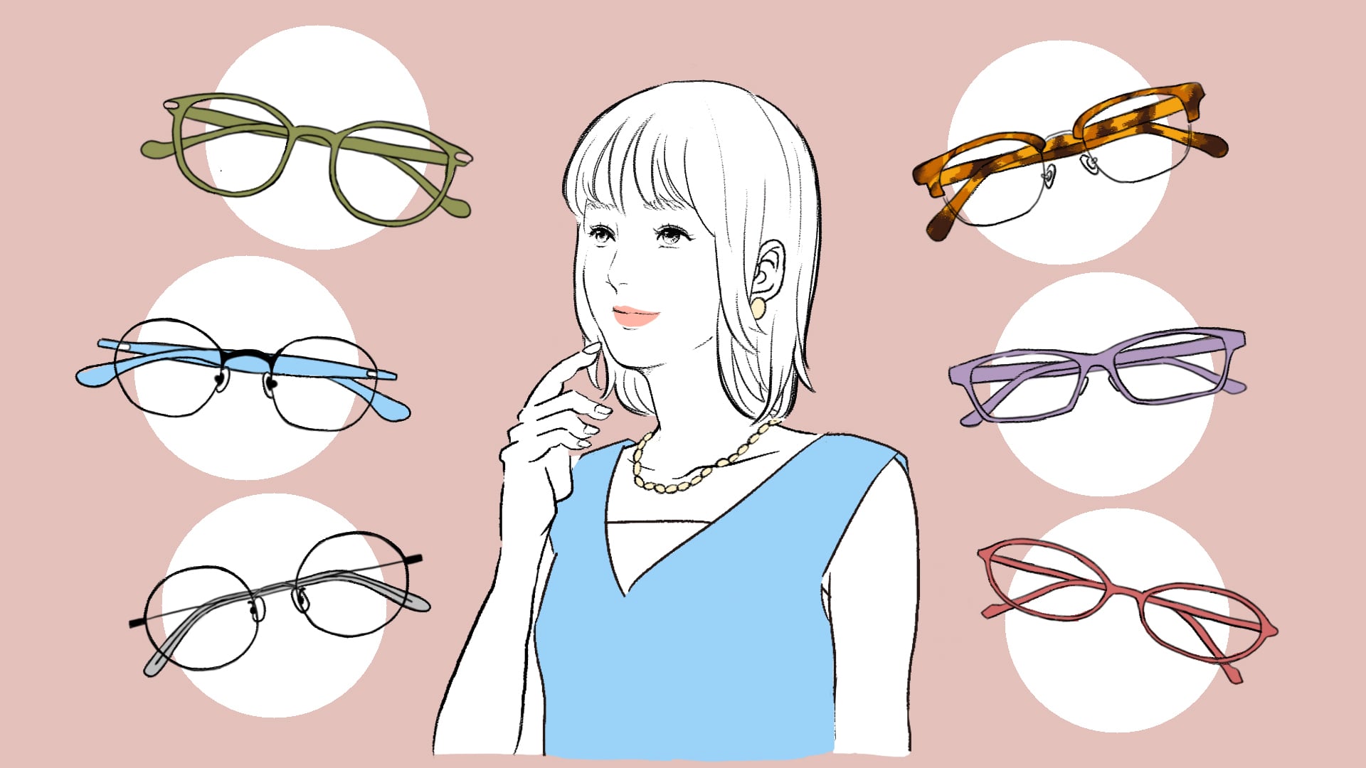 メガネフレームの種類をデザインや素材から解説！おすすめの選び方や ...