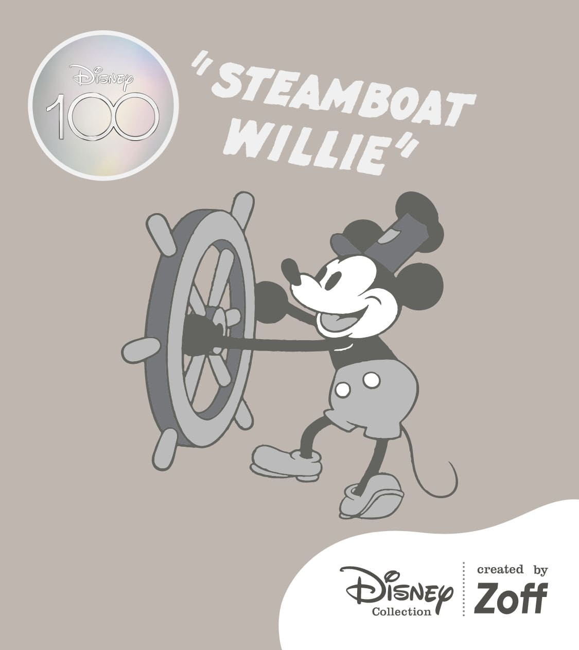 Disney Collection created by Zoff Disney100 “STEAM BOAT WILLIE 