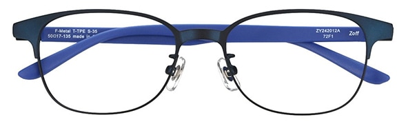 ウエリントン・ブルーのメガネ