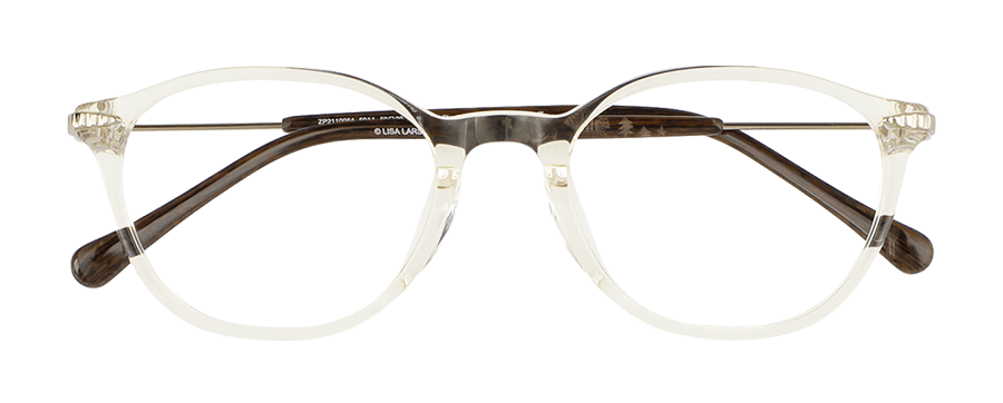 ウェリントン 透明のメガネ