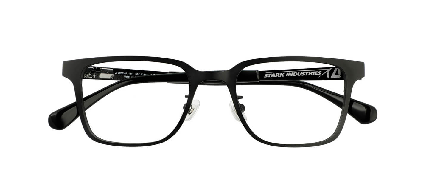 黒色 メタルウェリントンのメガネ