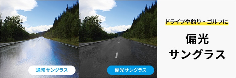 偏光サングラス